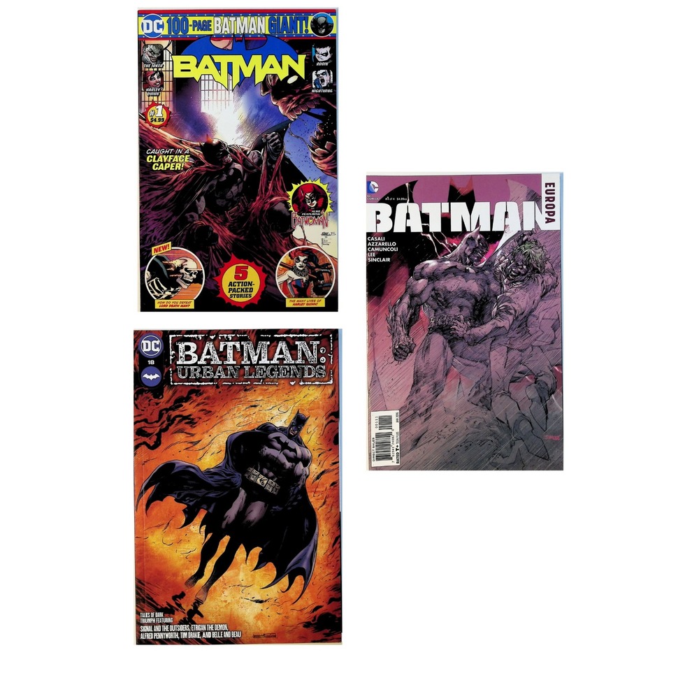 Batman Comic‎ Lot - Urban Legends 18, Europa 1, 100-Page Giant 1 (DC)